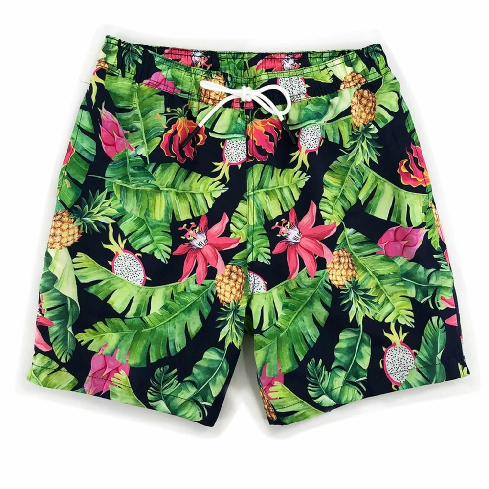 ISLANDHAZE -  Lost Garden Swim Shorts - Tropical Pattern and Colors - Picture 8 of 10